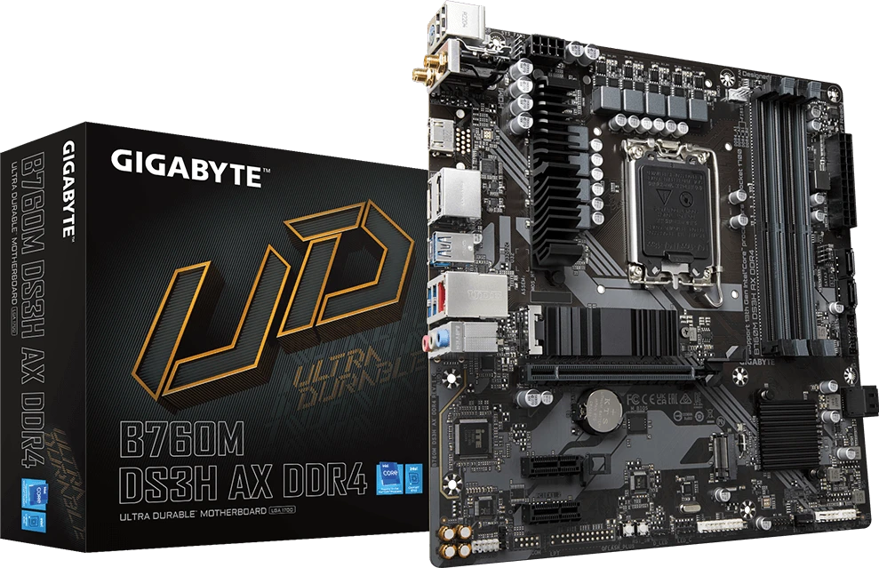 Gigabyte B760M DS3H AX DDR4 (Rev. 1.x)